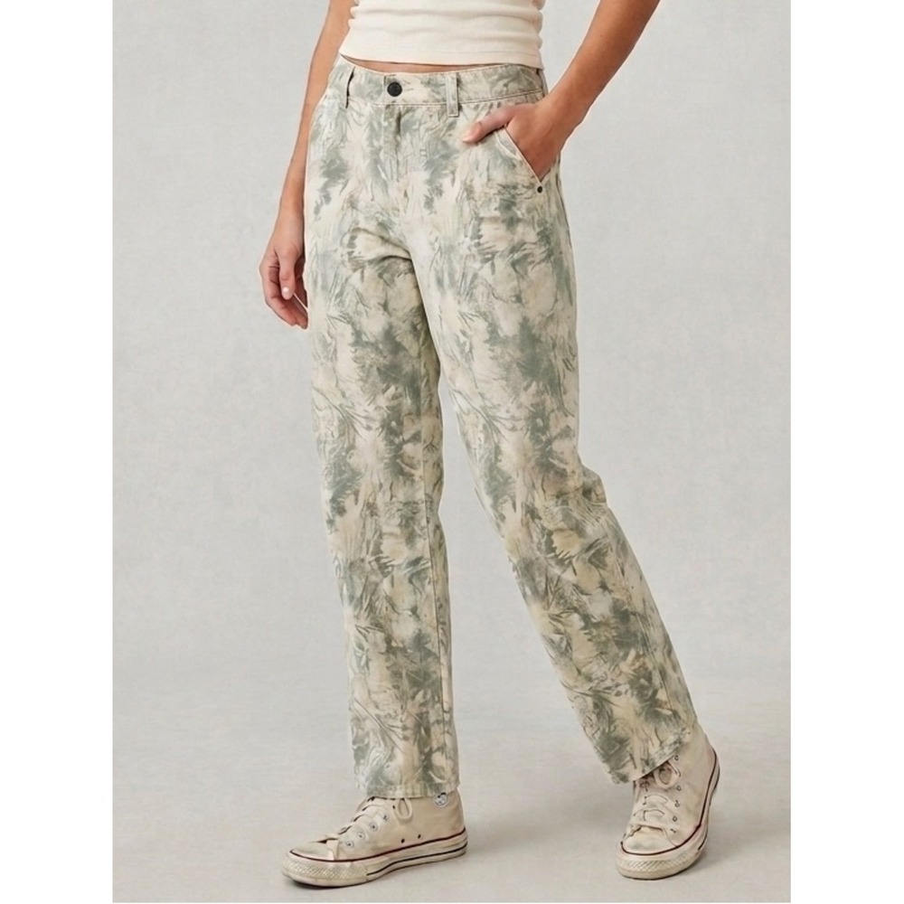 NWT Aeropostale Camo Pants Carpenter Utility Denim‎ 28 Gorpcore Streetwear Y2K